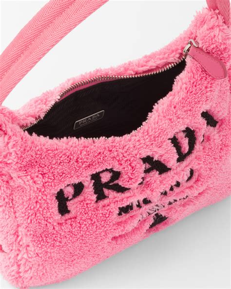 fake pink prada terry bag|authentic prada bag.